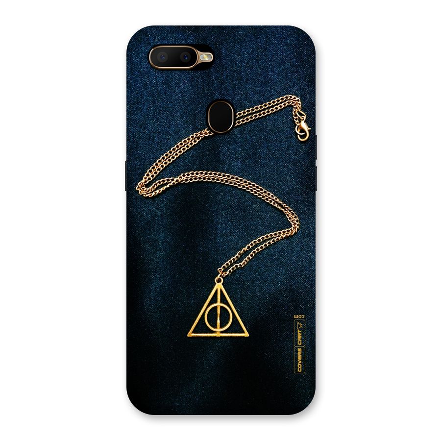 Golden Chain Back Case for Oppo A5s