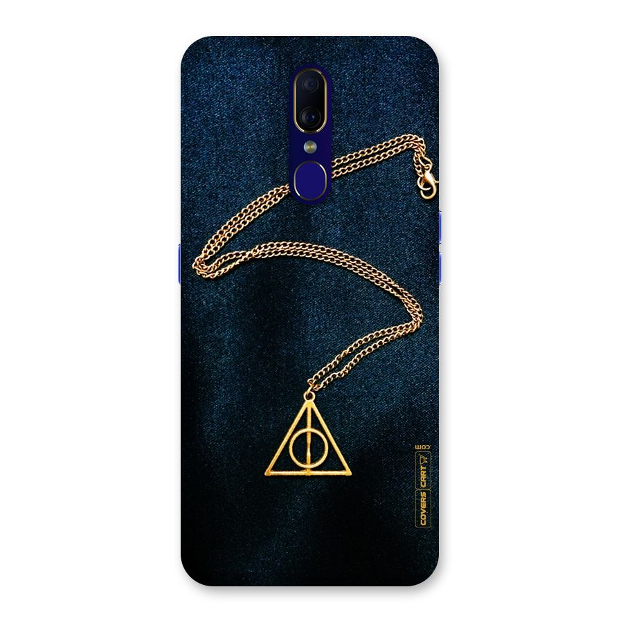 Golden Chain Back Case for Oppo A9