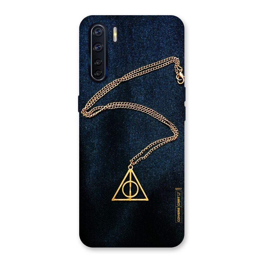 Golden Chain Back Case for Oppo F15