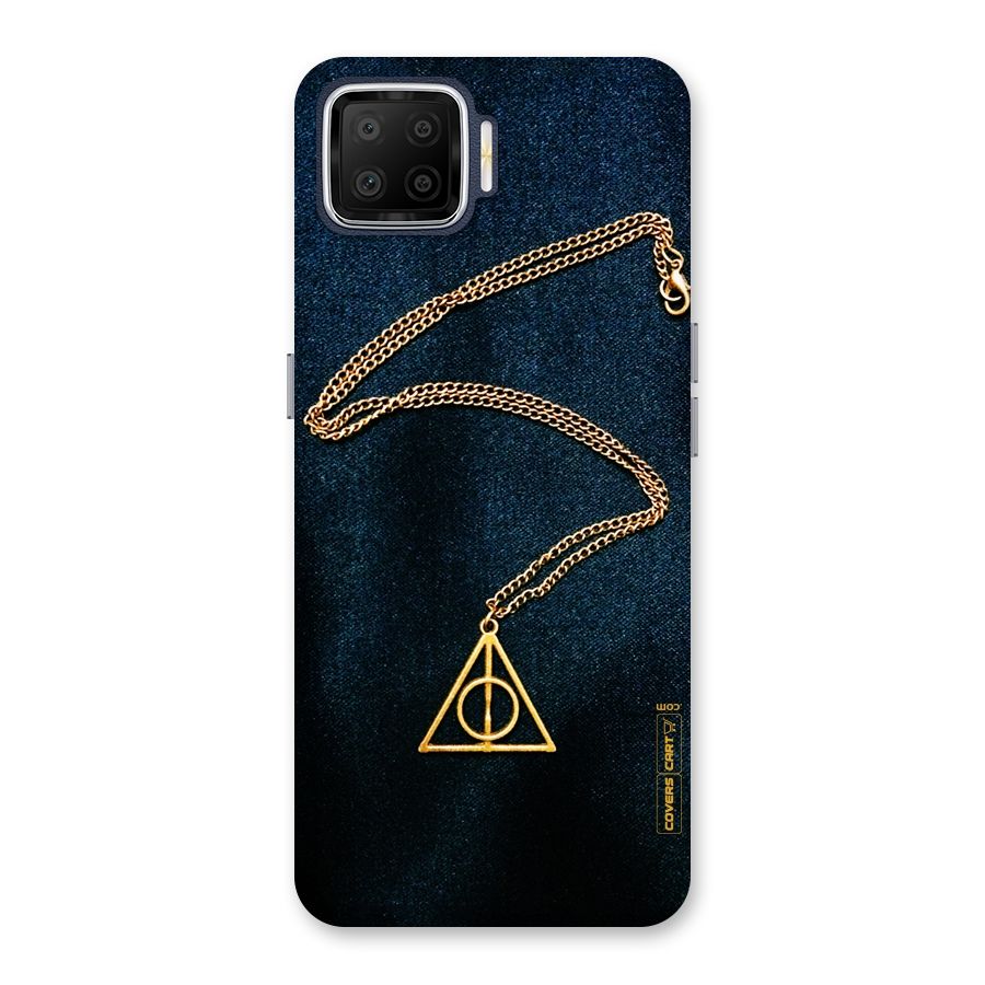 Golden Chain Back Case for Oppo F17