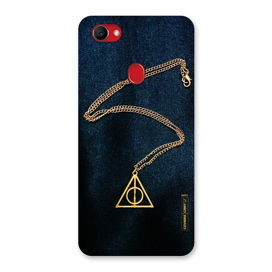 Golden Chain Back Case for Oppo F7