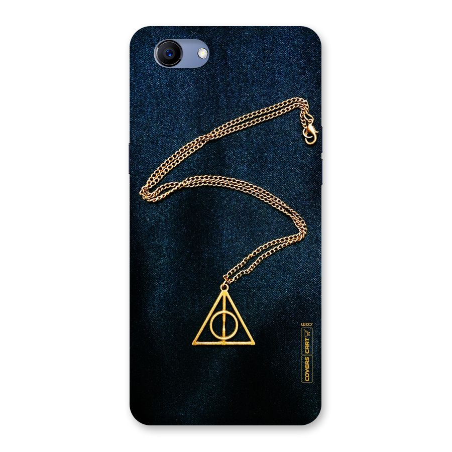Golden Chain Back Case for Oppo Realme 1