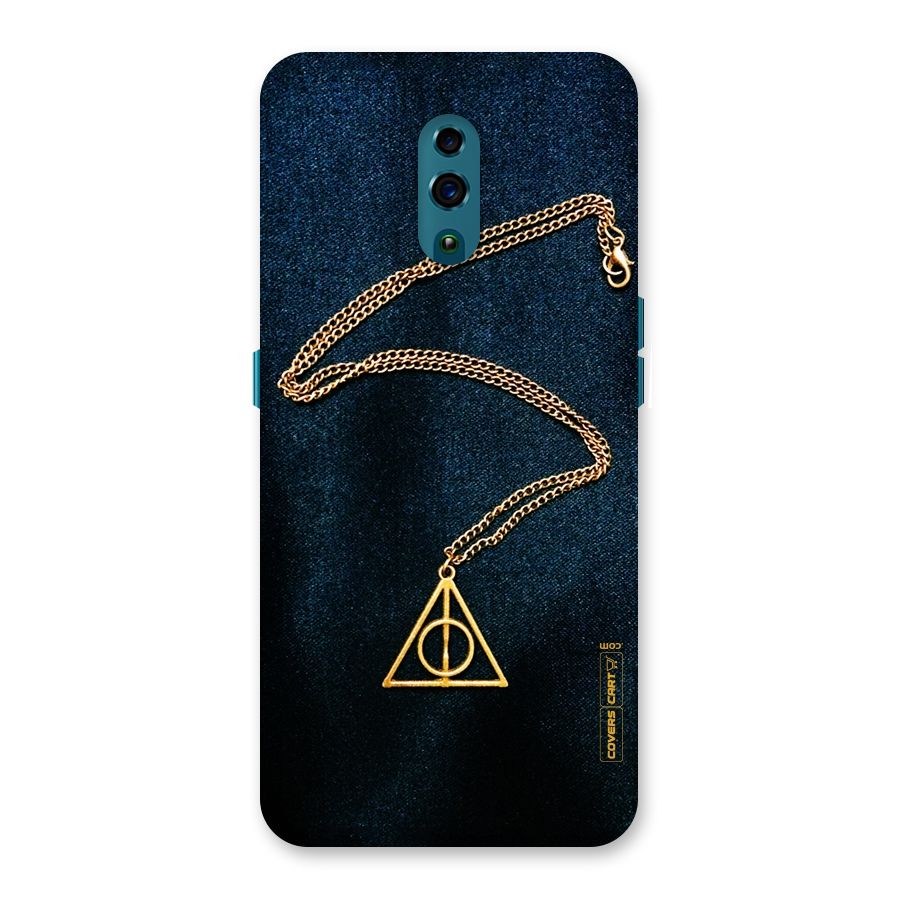 Golden Chain Back Case for Oppo Reno