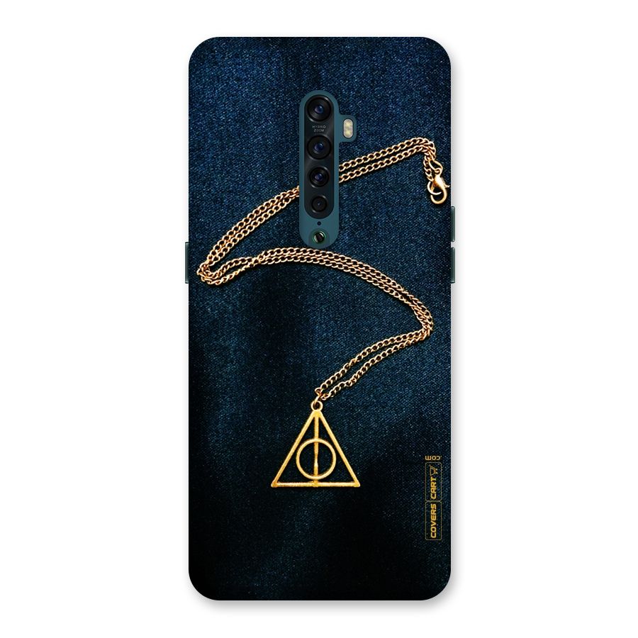 Golden Chain Back Case for Oppo Reno2
