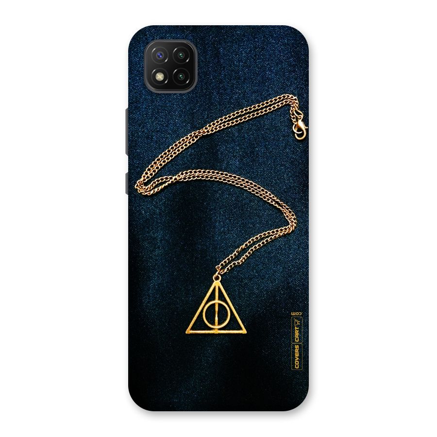 Golden Chain Back Case for Poco C3
