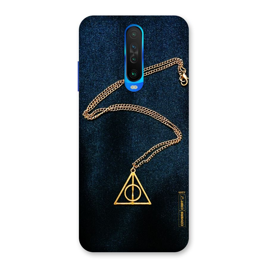 Golden Chain Back Case for Poco X2