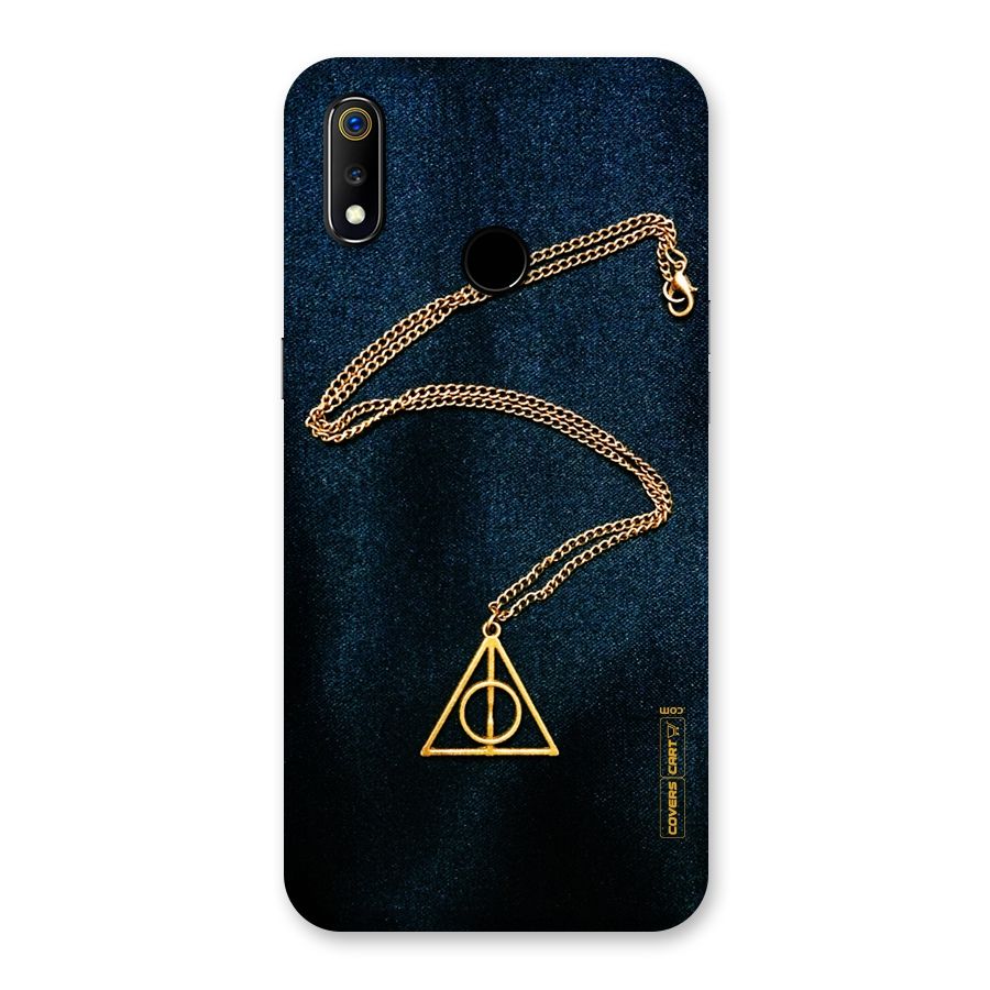 Golden Chain Back Case for Realme 3
