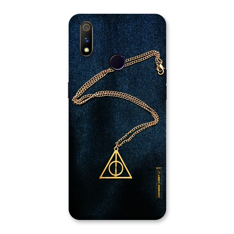 Golden Chain Back Case for Realme 3 Pro