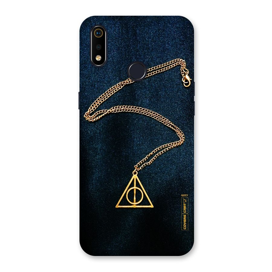 Golden Chain Back Case for Realme 3i