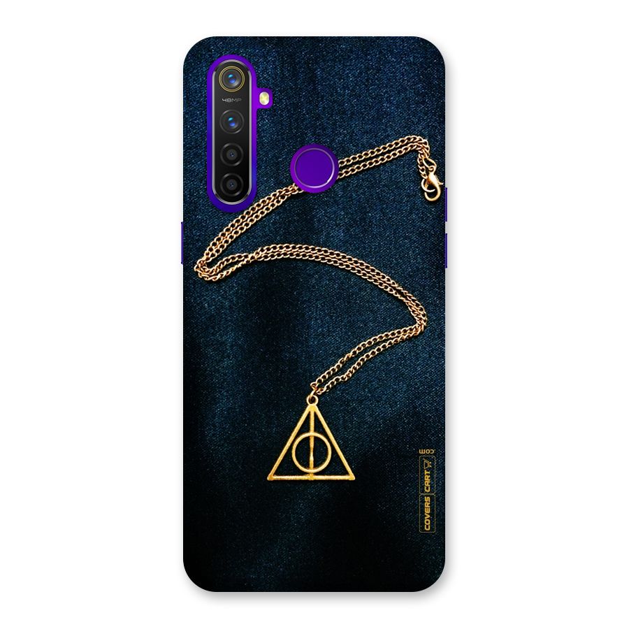 Golden Chain Back Case for Realme 5 Pro