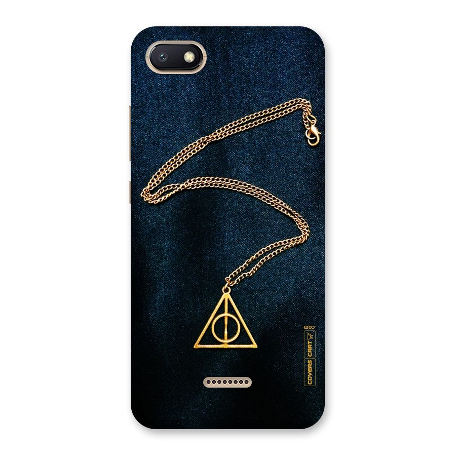 Golden Chain Back Case for Redmi 6A