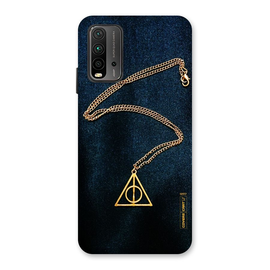 Golden Chain Back Case for Redmi 9 Power