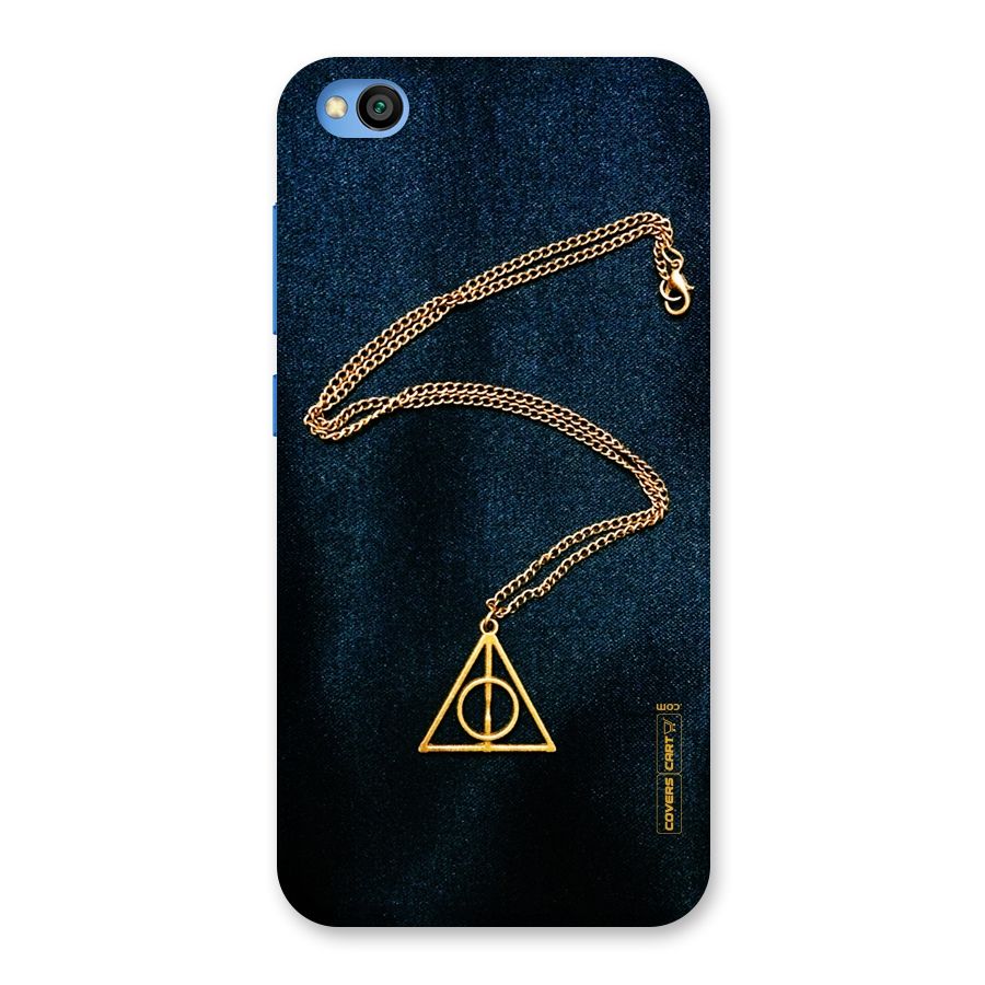 Golden Chain Back Case for Redmi Go