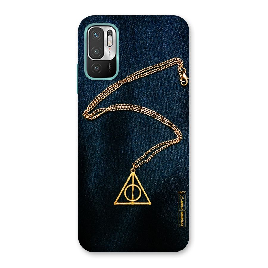 Golden Chain Back Case for Redmi Note 10T 5G