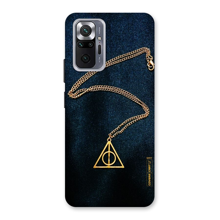 Golden Chain Back Case for Redmi Note 10 Pro Max