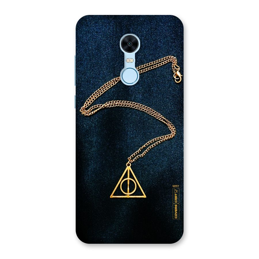 Golden Chain Back Case for Redmi Note 5