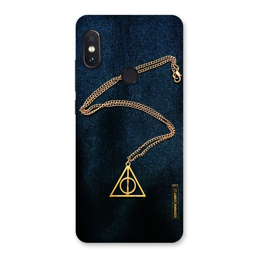 Golden Chain Back Case for Redmi Note 5 Pro