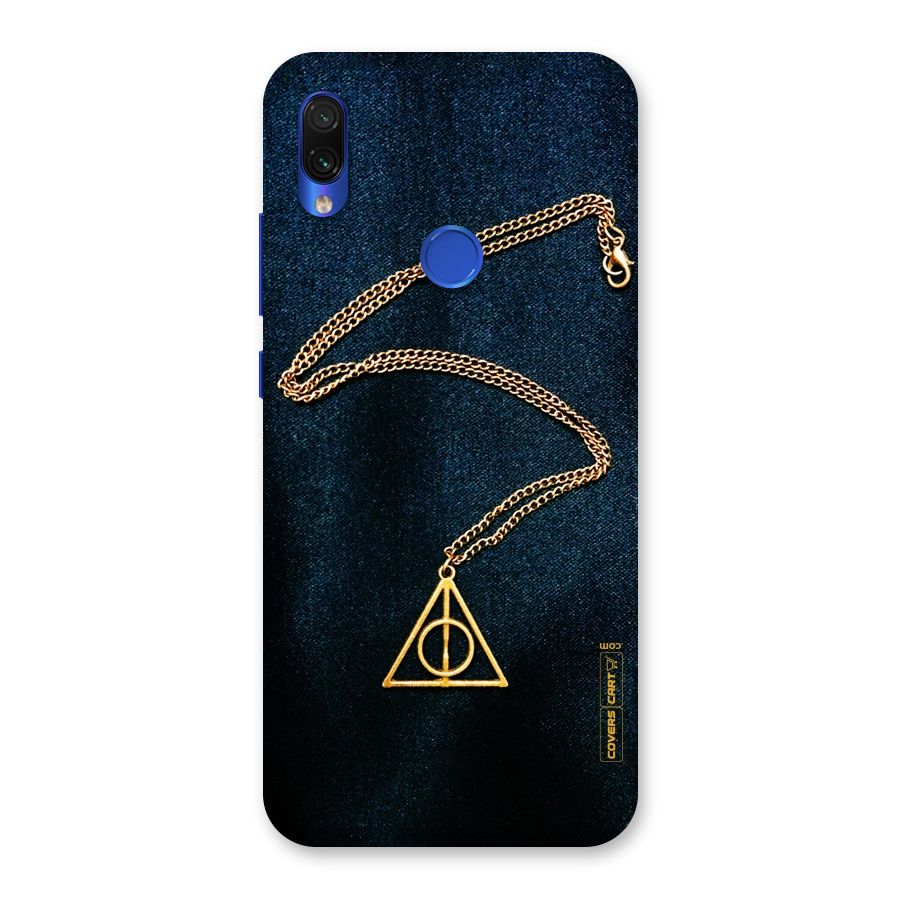 Golden Chain Back Case for Redmi Note 7S