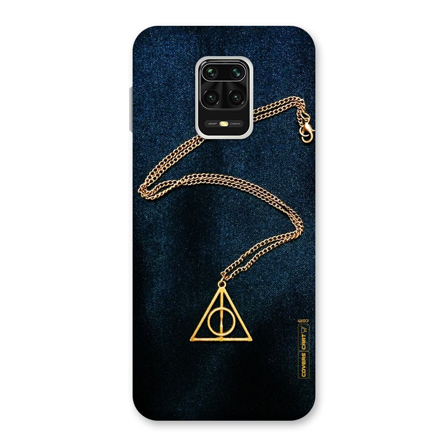 Golden Chain Back Case for Redmi Note 9 Pro Max