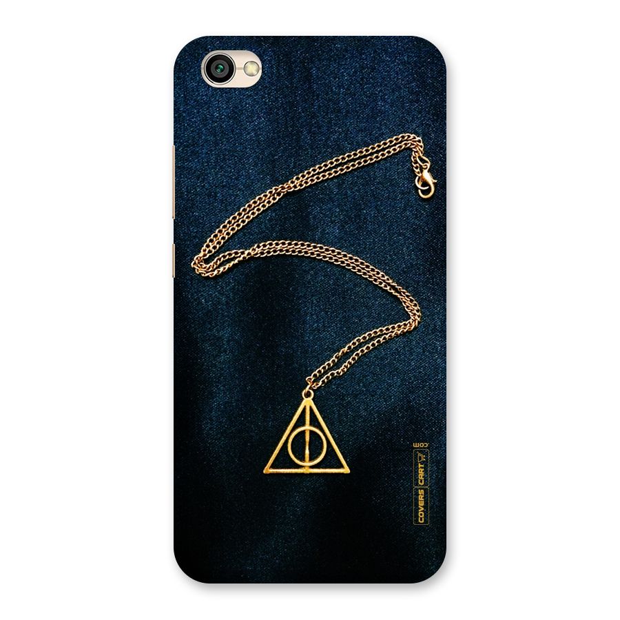 Golden Chain Back Case for Redmi Y1 Lite