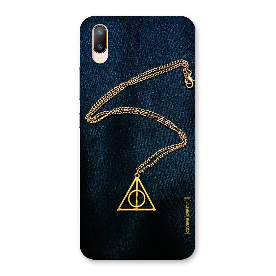 Golden Chain Back Case for Vivo V11 Pro