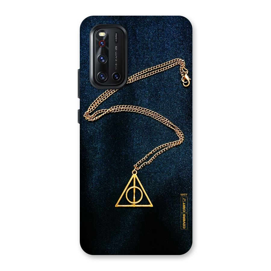 Golden Chain Back Case for Vivo V19