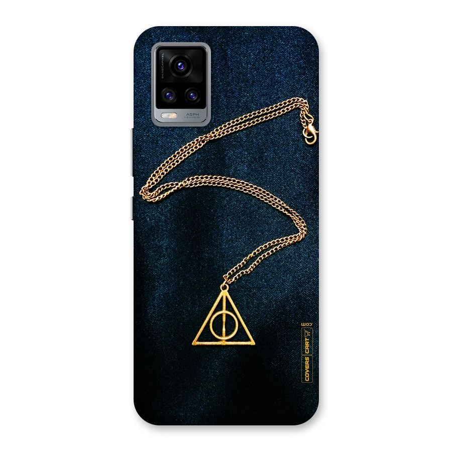 Golden Chain Back Case for Vivo V20