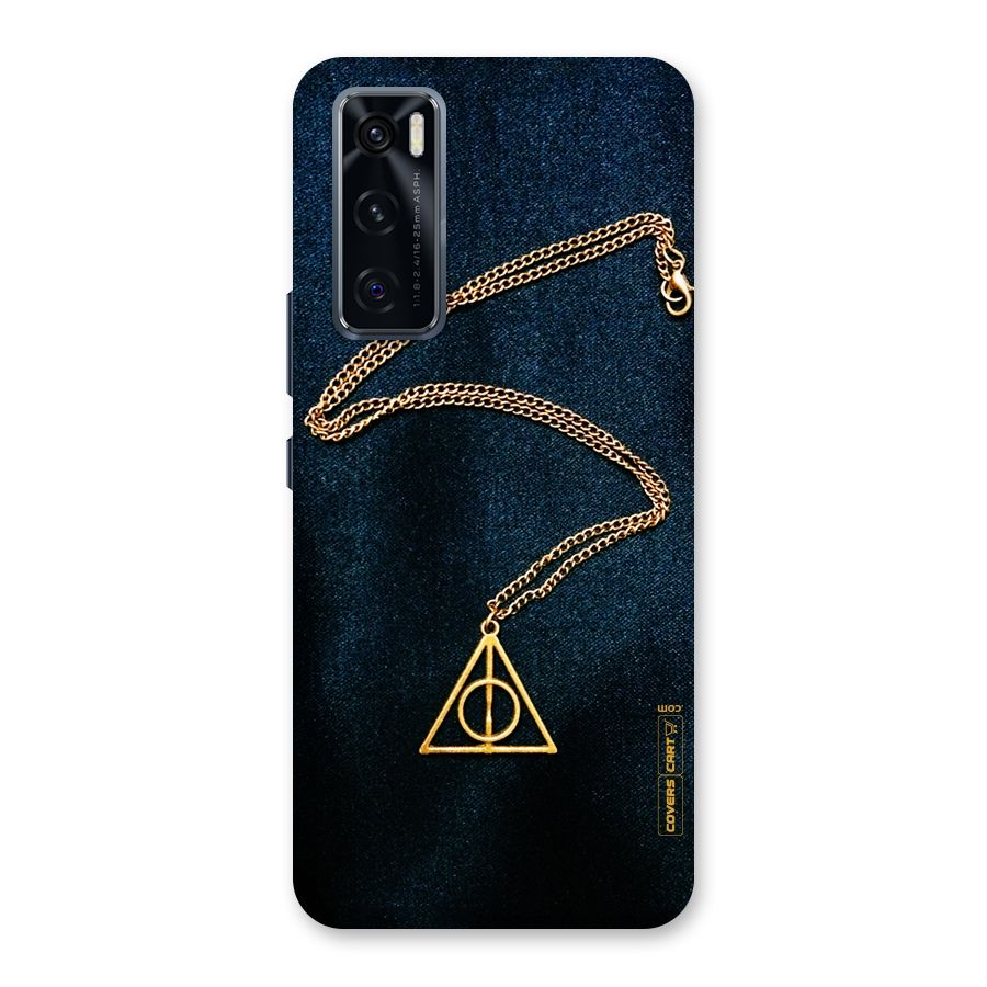 Golden Chain Back Case for Vivo V20 SE