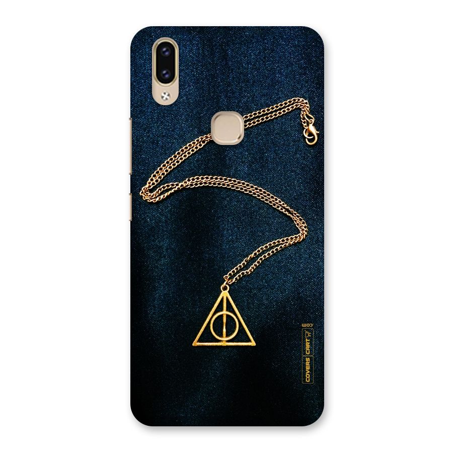 Golden Chain Back Case for Vivo V9 Youth