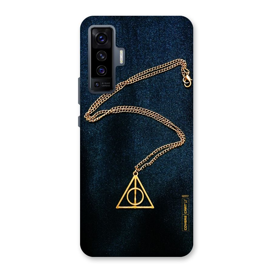 Golden Chain Back Case for Vivo X50