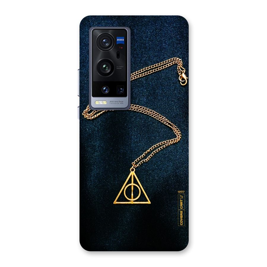 Golden Chain Back Case for Vivo X60 Pro Plus