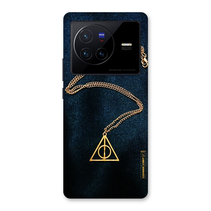 Golden Chain Back Case for Vivo X80