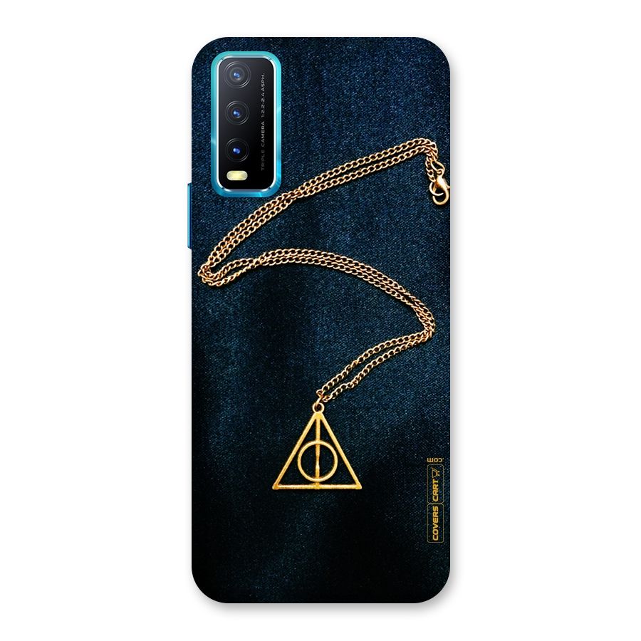 Golden Chain Back Case for Vivo Y20G