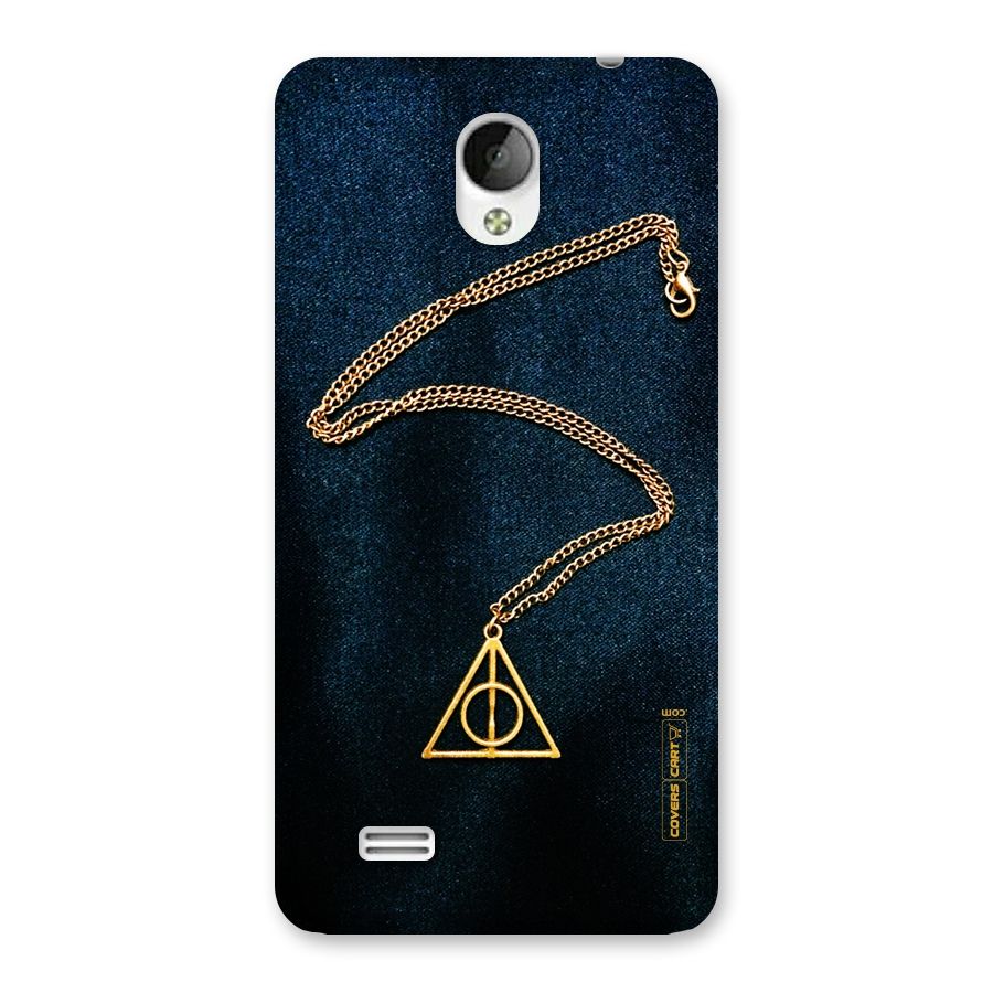 Golden Chain Back Case for Vivo Y21