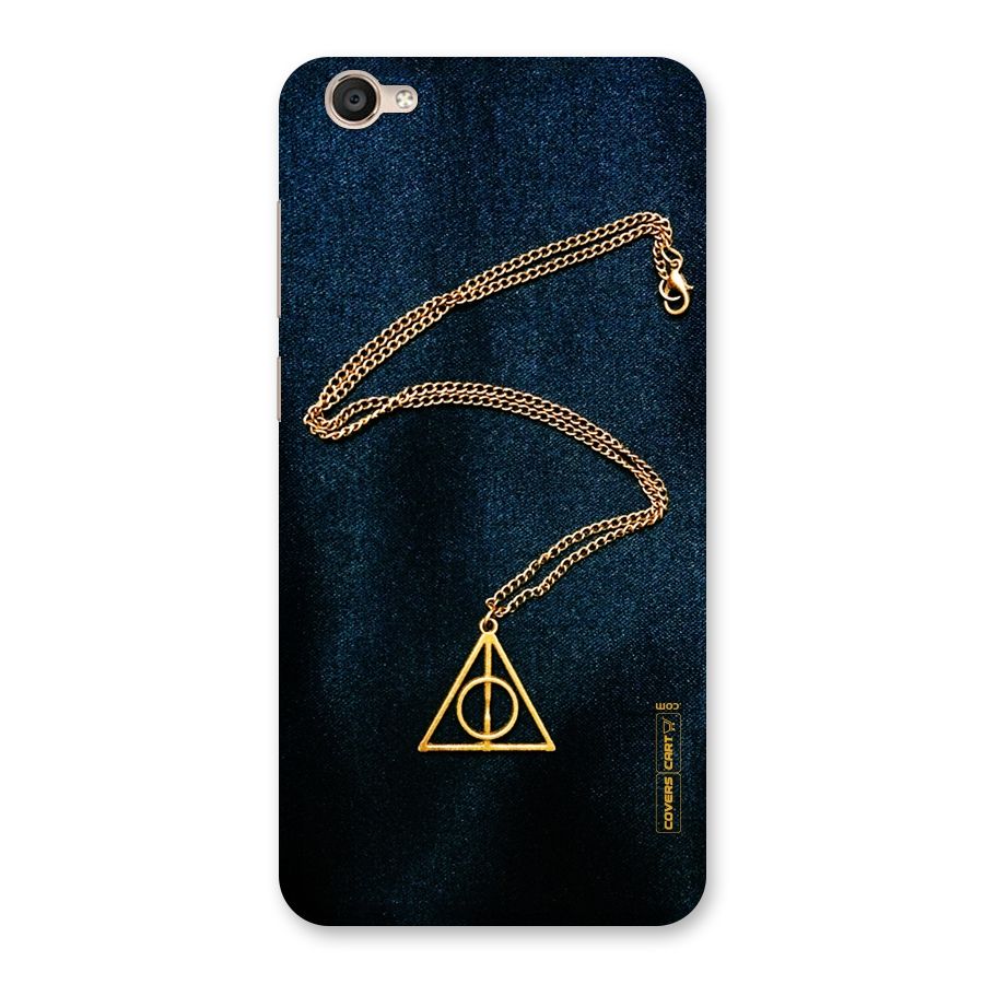 Golden Chain Back Case for Vivo Y55s