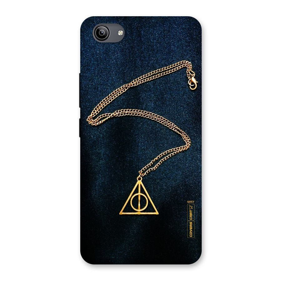 Golden Chain Back Case for Vivo Y81i