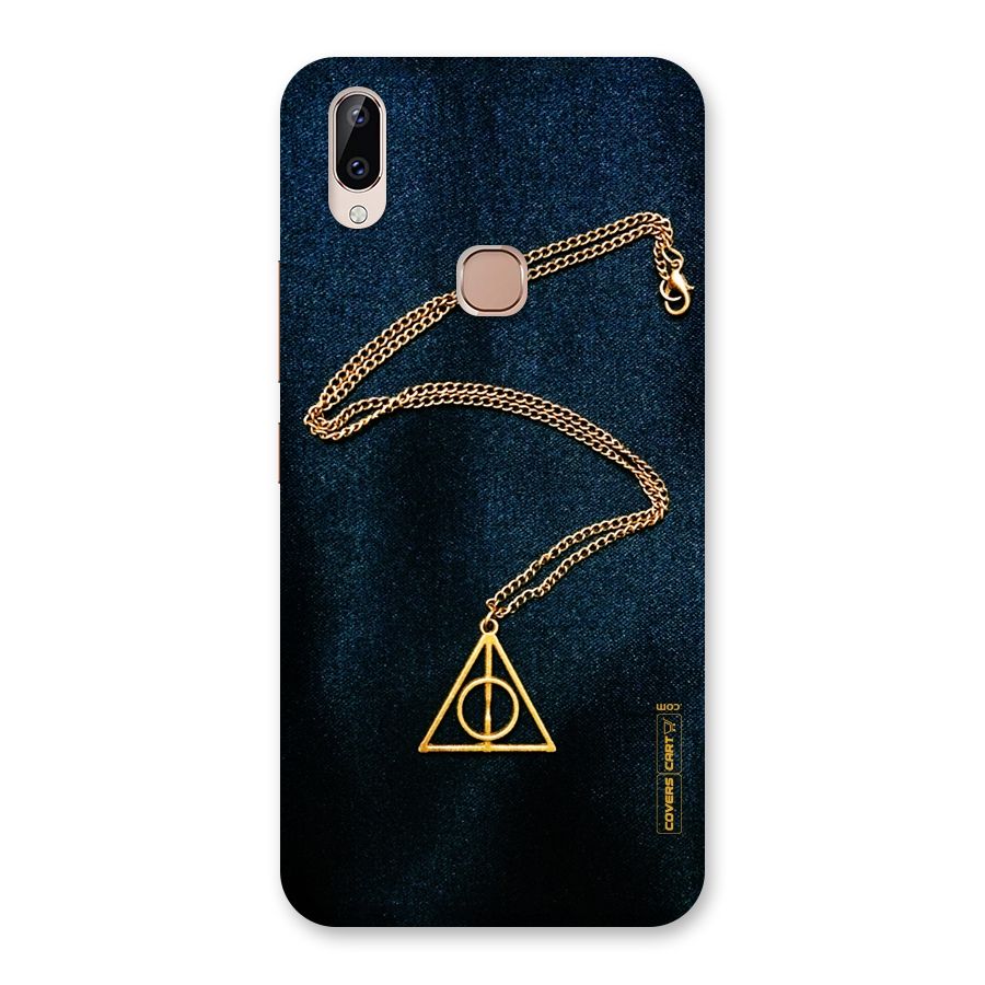 Golden Chain Back Case for Vivo Y83 Pro