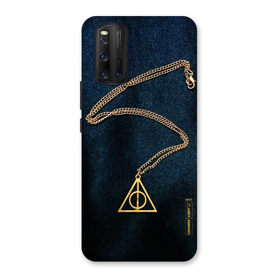 Golden Chain Back Case for Vivo iQOO 3