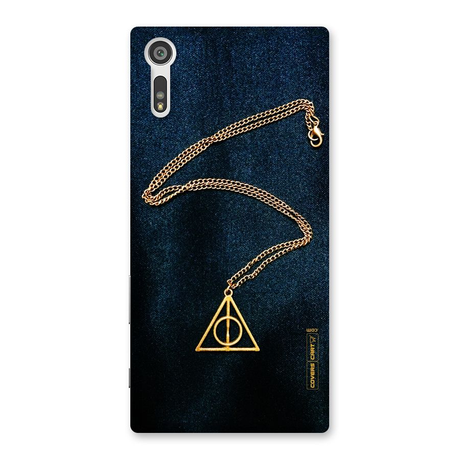 Golden Chain Back Case for Xperia XZ