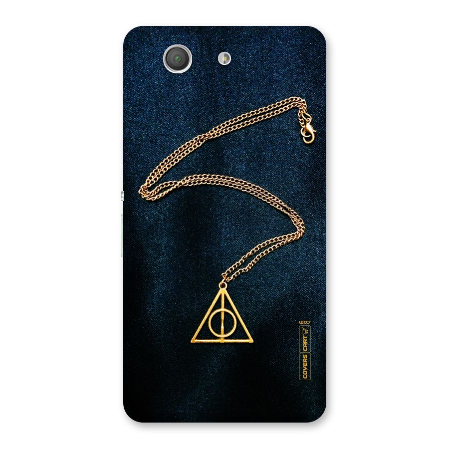 Golden Chain Back Case for Xperia Z3 Compact