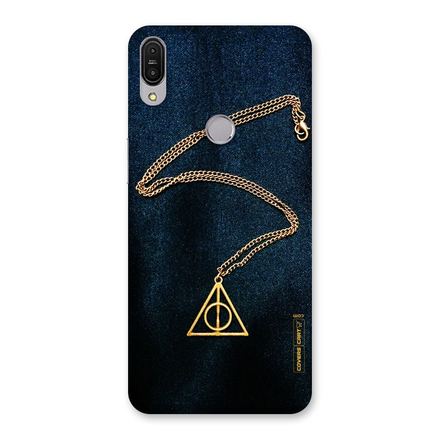 Golden Chain Back Case for Zenfone Max Pro M1
