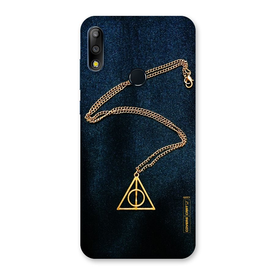 Golden Chain Back Case for Zenfone Max Pro M2