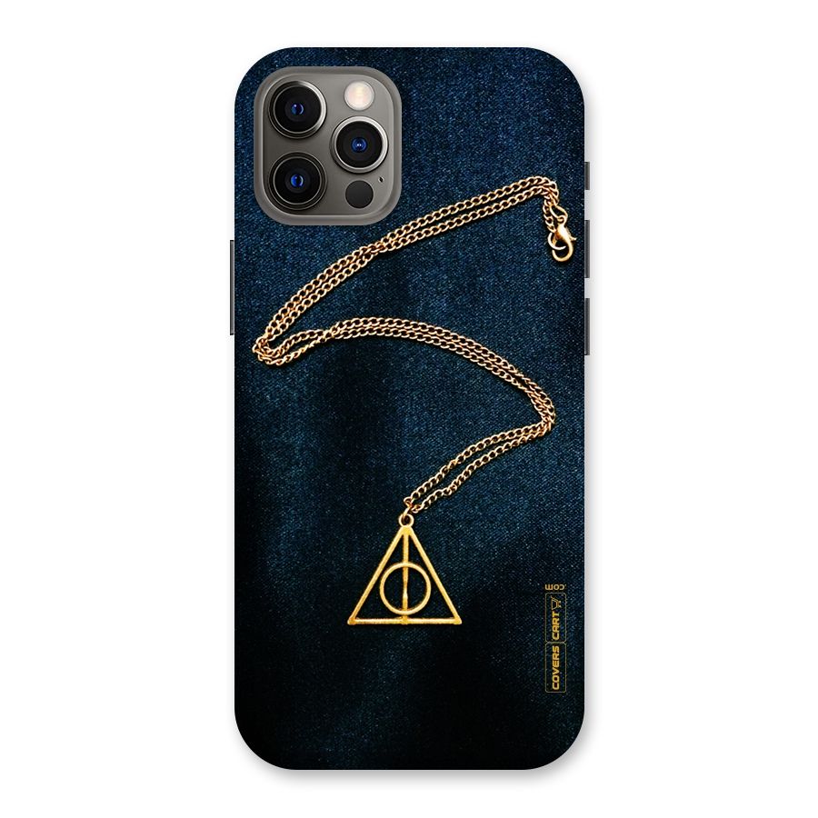 Golden Chain Back Case for iPhone 12 Pro