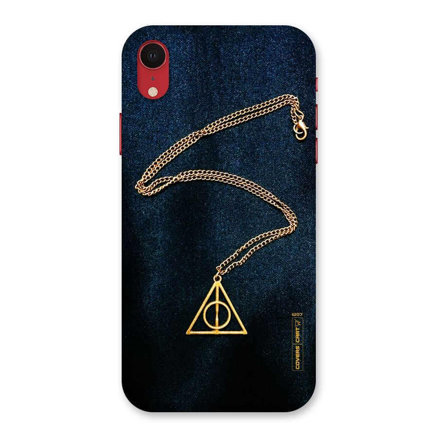 Golden Chain Back Case for iPhone XR