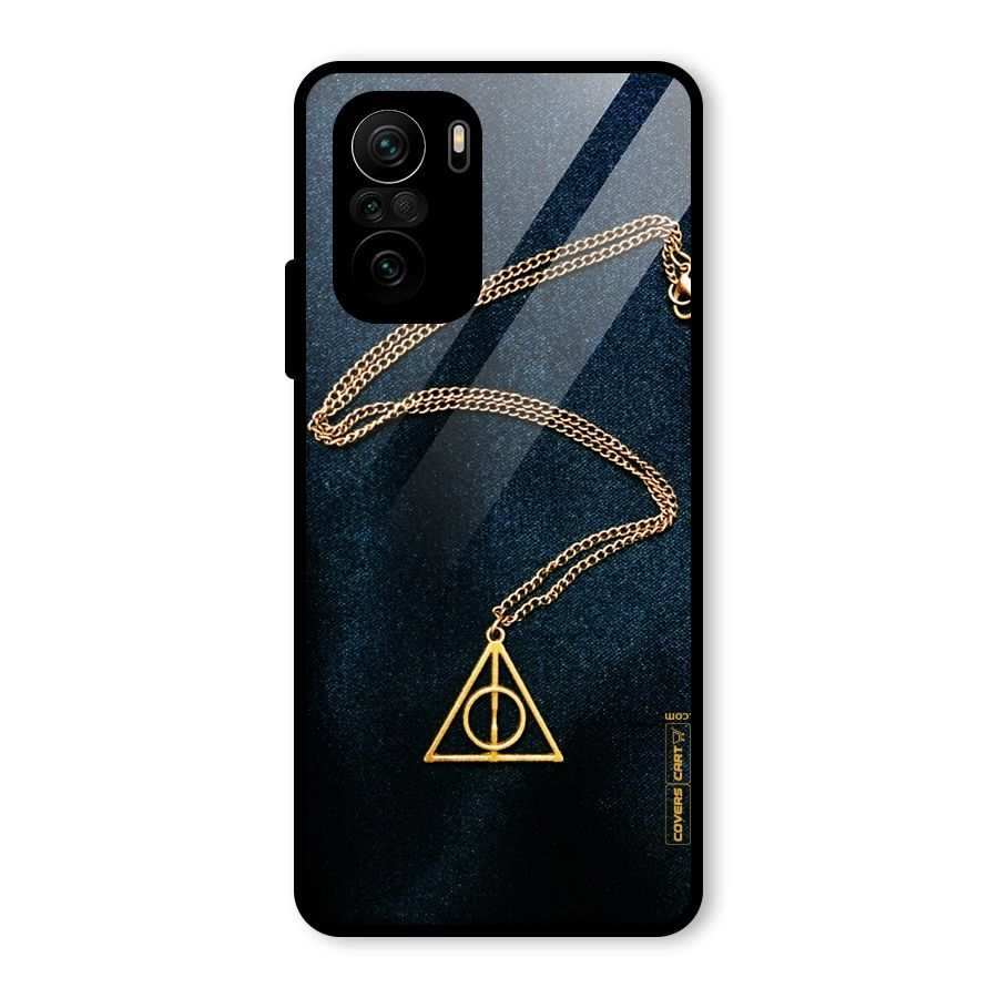 Golden Chain Glass Back Case for Mi 11x
