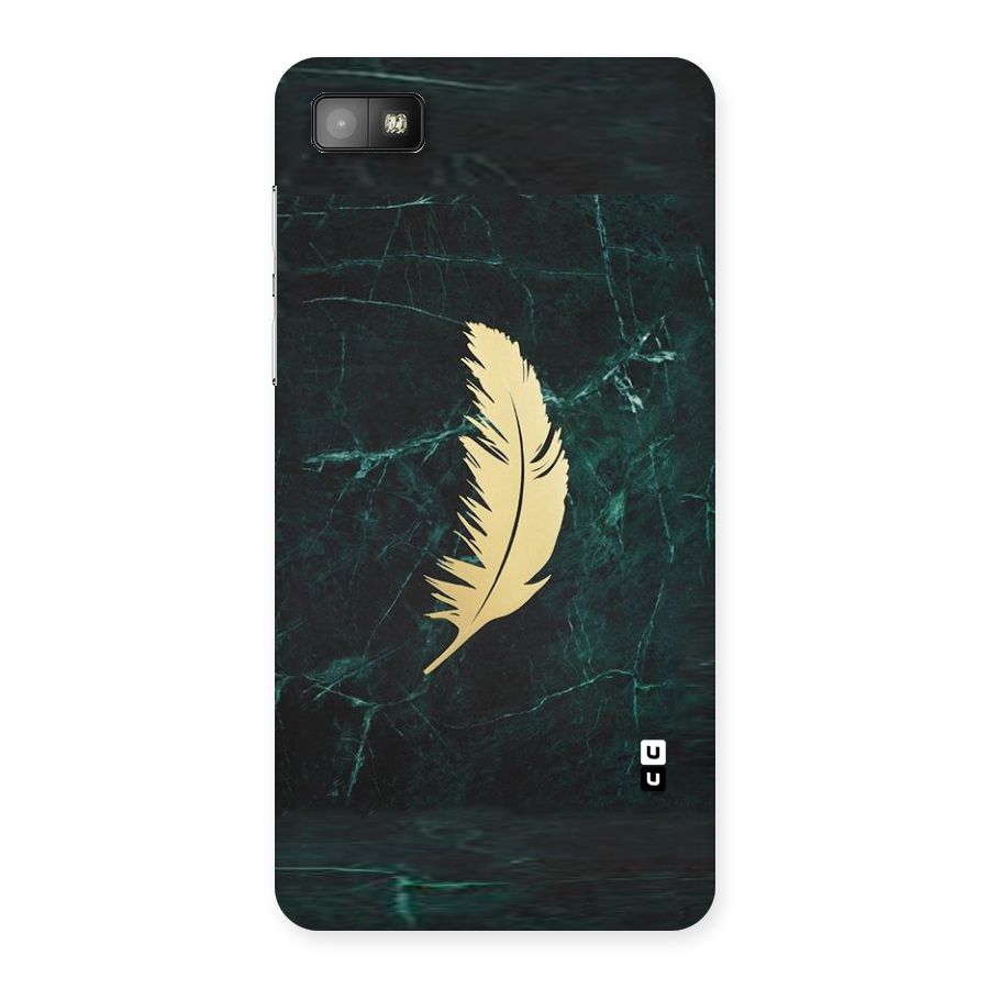 Golden Feather Back Case for Blackberry Z10