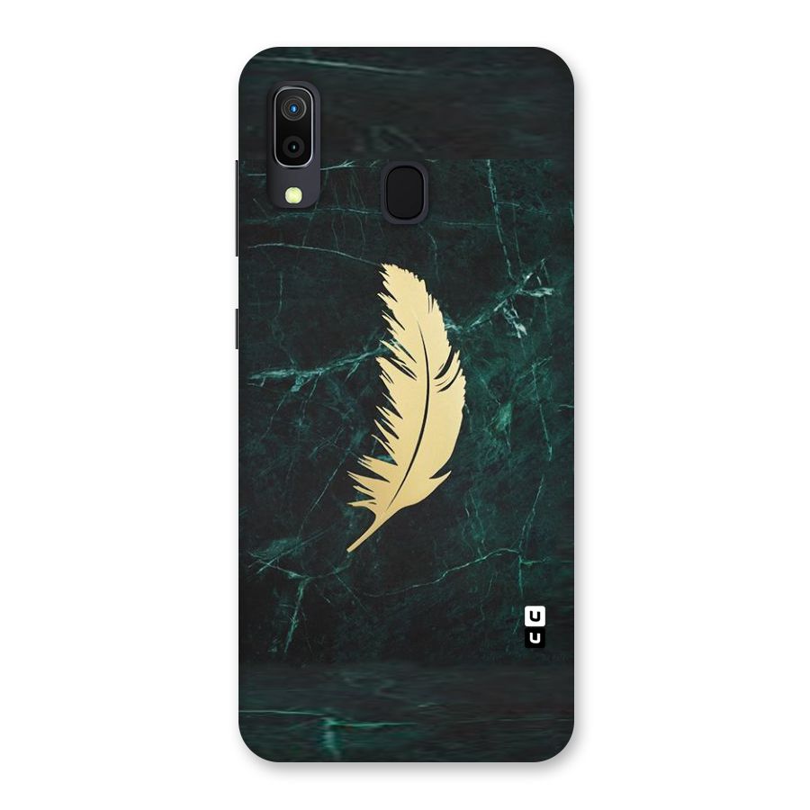 Golden Feather Back Case for Galaxy A30