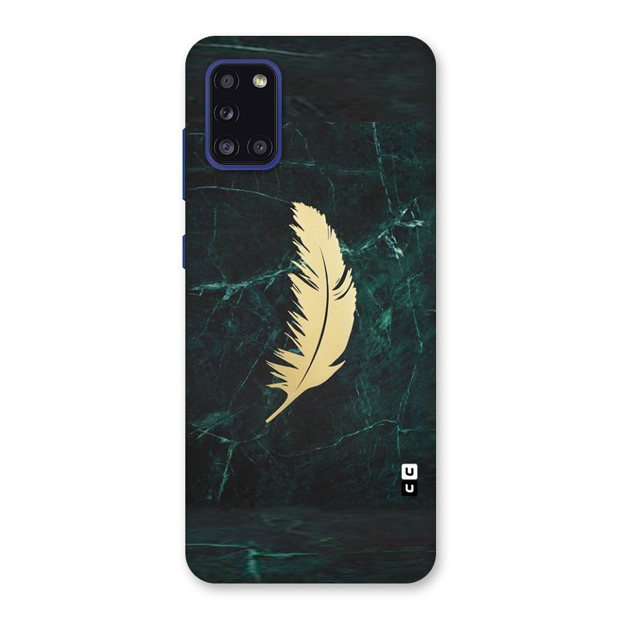 Golden Feather Back Case for Galaxy A31