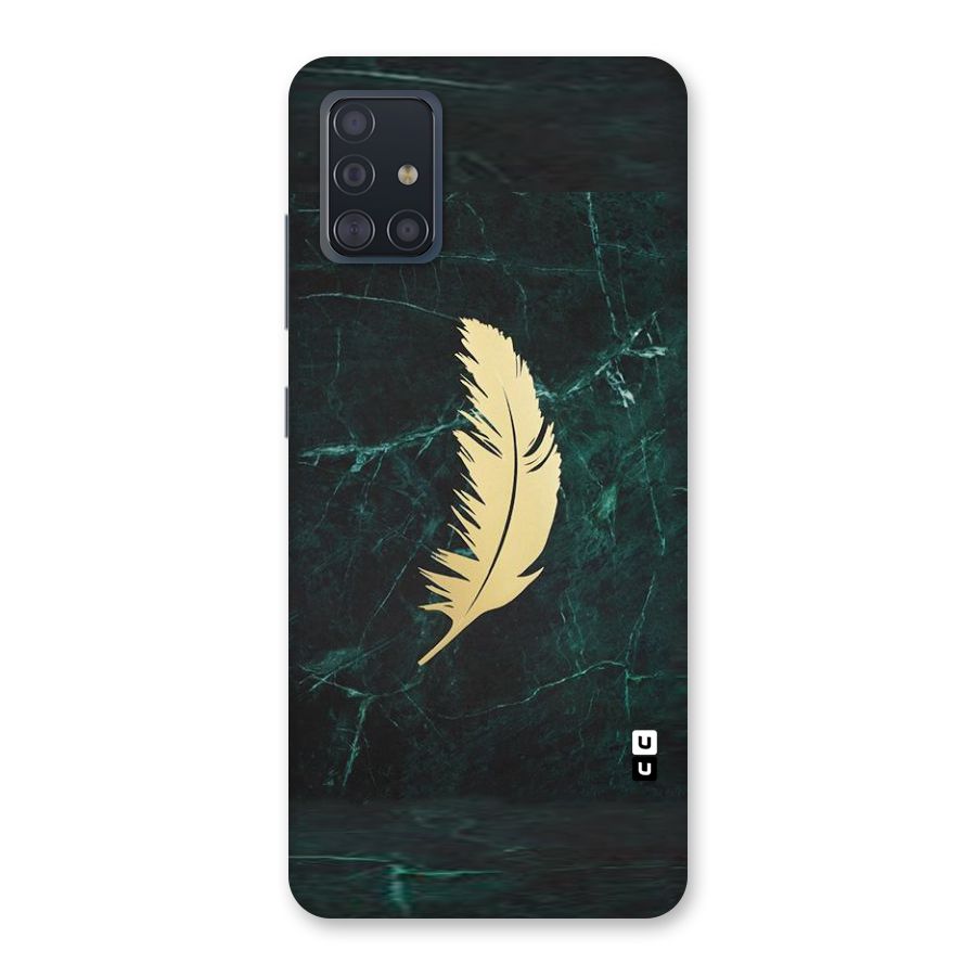 Golden Feather Back Case for Galaxy A51