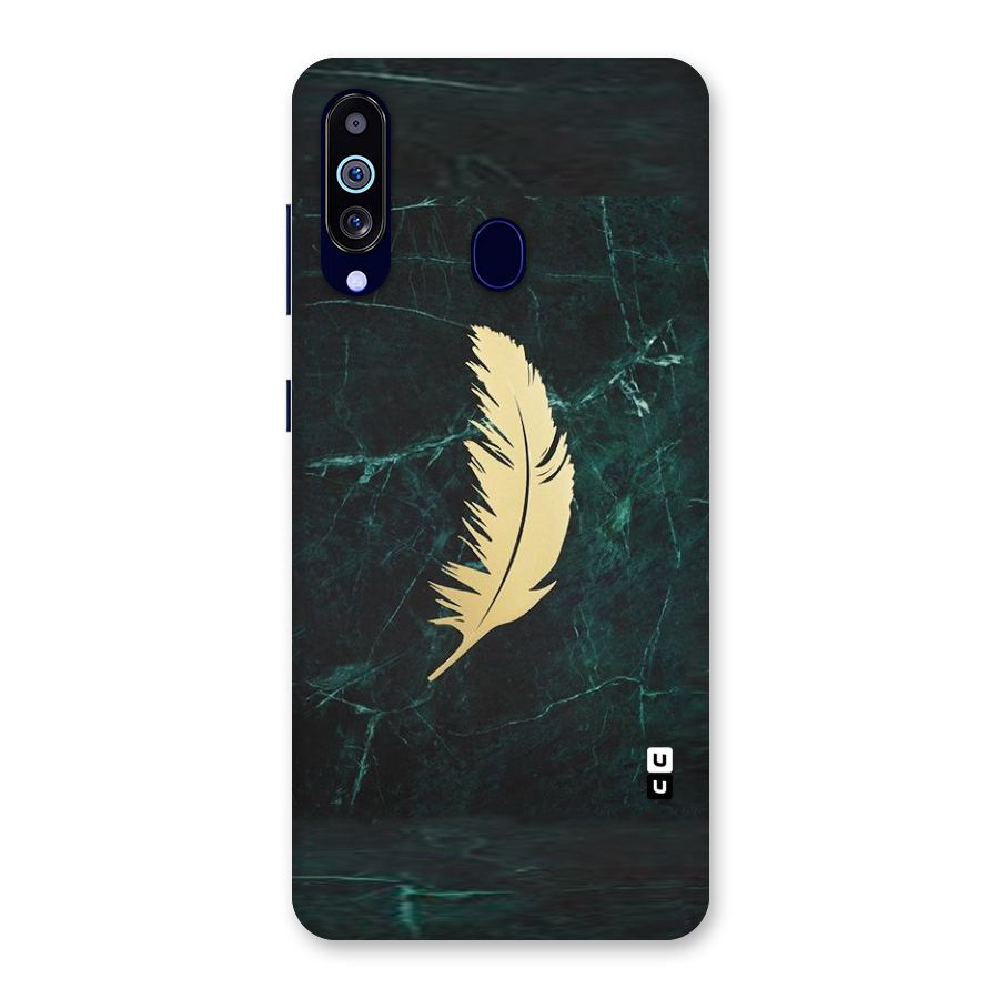 Golden Feather Back Case for Galaxy A60